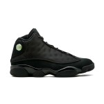 Air Jordan 13 Retro "Black Cat" 414571-011 - パンサーのエレガンスから着想を得たデザイン Air Jordan 13 Retro "Black Cat" 414571-011 - マットブラックのスエードとメッシュスニーカー