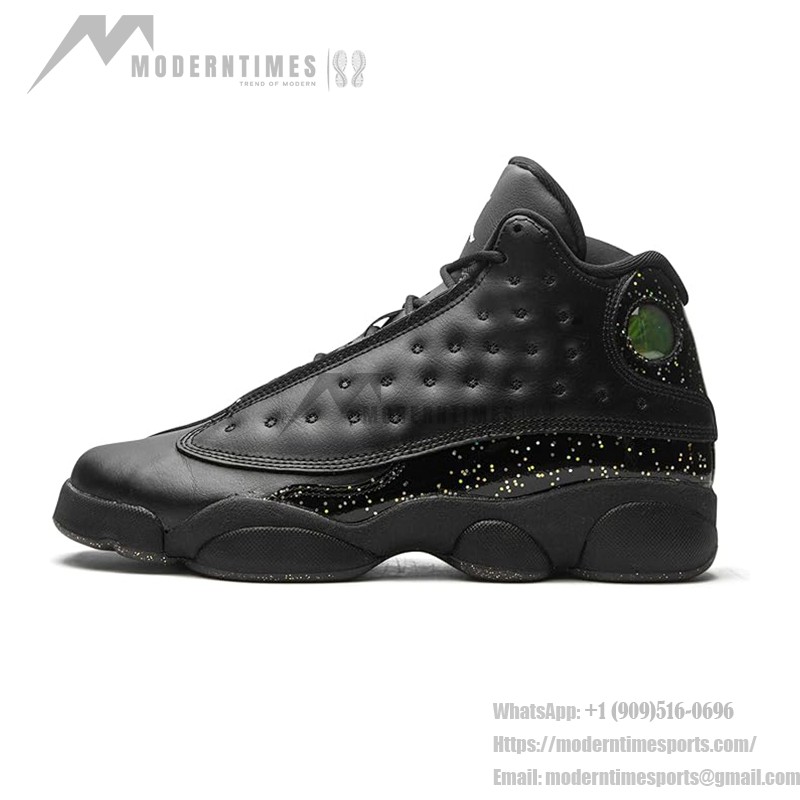 Air Jordan 13 Retro "Black Metallic Gold" DC9443-007 - 高級感あふれるブラック&ゴールドデザイン Air Jordan 13 Retro "Black Metallic Gold" DC9443-007 - ブラックレザーとゴールドアクセントのスニーカー