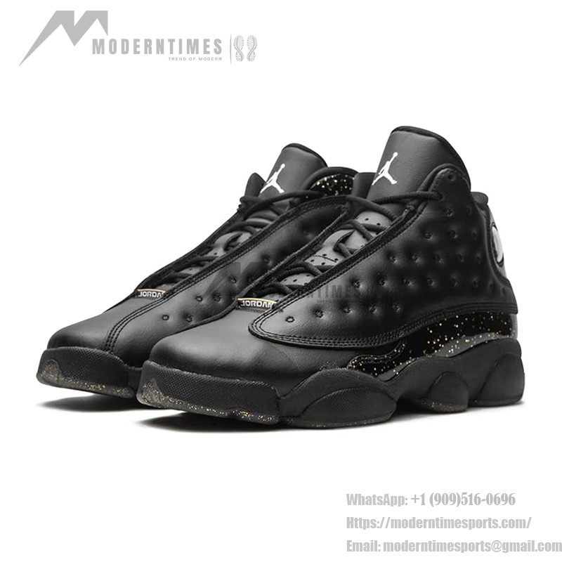 Air Jordan 13 Retro "Black Metallic Gold" DC9443-007 - 高級感あふれるブラック&ゴールドデザイン Air Jordan 13 Retro "Black Metallic Gold" DC9443-007 - ブラックレザーとゴールドアクセントのスニーカー