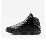 Air Jordan 13 Retro "Cap and Gown" 414571-012 - ラグジュアリーなオールブラックデザイン Air Jordan 13 Retro "Cap and Gown" 414571-012 - ブラックパテントレザーとスエードスニーカー