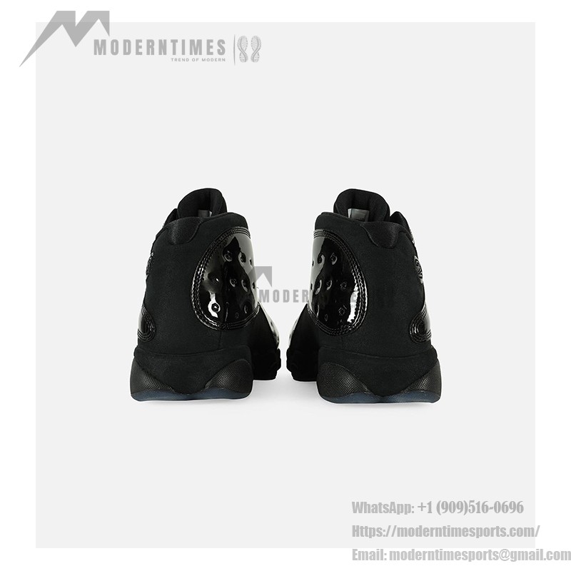 Air Jordan 13 Retro "Cap and Gown" 414571-012 - ラグジュアリーなオールブラックデザイン Air Jordan 13 Retro "Cap and Gown" 414571-012 - ブラックパテントレザーとスエードスニーカー
