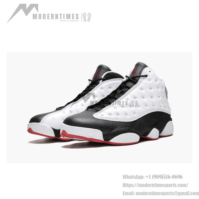 Air Jordan 13「ヒーガットゲーム」 - アイコニックなブラック&ホワイトデザイン Air Jordan 13「ヒーガットゲーム」414571-104 - ブラック&ホワイトのバスケットボールスニーカー