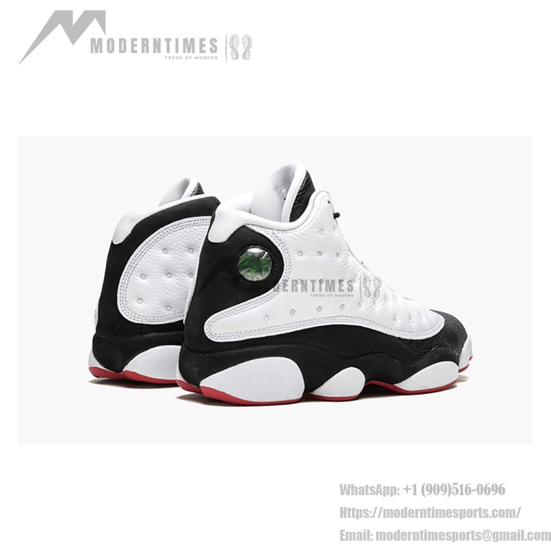 Air Jordan 13「ヒーガットゲーム」 - アイコニックなブラック&ホワイトデザイン Air Jordan 13「ヒーガットゲーム」414571-104 - ブラック&ホワイトのバスケットボールスニーカー