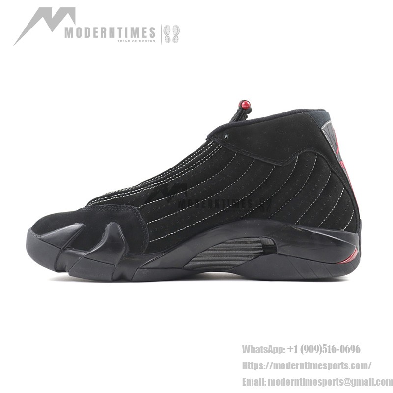 Air Jordan 14 Retro アイコニックなフェラーリインスパイアデザイン Air Jordan 14 Retro - ブラックとレッドのフェラーリインスパイアスニーカー