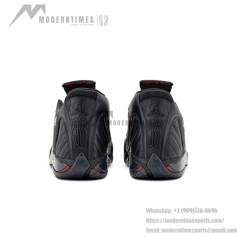 Air Jordan 14 Retro DMP - ブラック&ゴールド バスケットボールシューズ Air Jordan 14 Retro DMP 487471-022 - ブラック&ゴールド「ラストショット」スニーカー