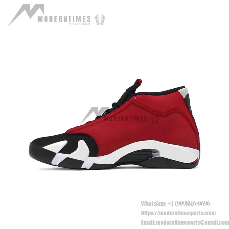 Air Jordan 14 Retro "Gym Red Toro" 487471-006 Sneaker - Rot-Schwarz Performance-Stil Air Jordan 14 Retro "Gym Red Toro" 487471-006 - Rot-Schwarz Sneaker mit Ferrari-inspiriertem Design