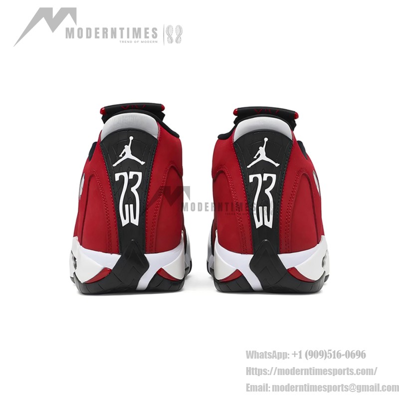 Air Jordan 14 Retro "Gym Red Toro" 487471-006 Sneaker - Rot-Schwarz Performance-Stil Air Jordan 14 Retro "Gym Red Toro" 487471-006 - Rot-Schwarz Sneaker mit Ferrari-inspiriertem Design