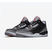 限定版 エア ジョーダン 3 OG “Black Cement” クラシック カジュアル スニーカー 854262-001