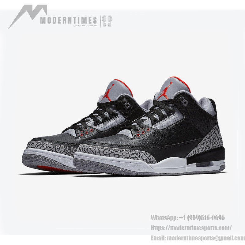 エア ジョーダン 3 OG “Black Cement” クラシック カジュアル スニーカー 限定版 エア ジョーダン 3 OG “Black Cement” クラシック カジュアル スニーカー 854262-001
