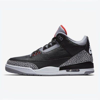 限定版 エア ジョーダン 3 OG “Black Cement” クラシック カジュアル スニーカー 854262-001