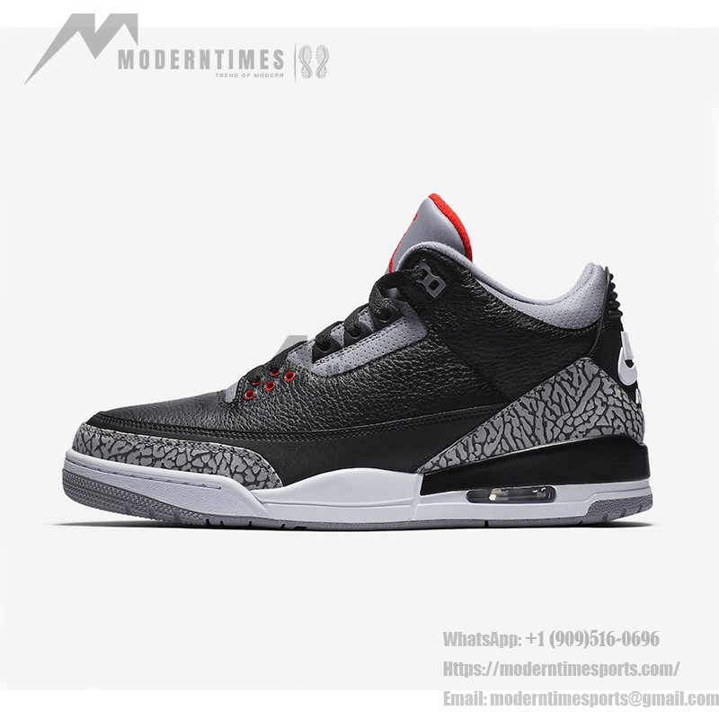 エア ジョーダン 3 OG “Black Cement” クラシック カジュアル スニーカー 限定版 エア ジョーダン 3 OG “Black Cement” クラシック カジュアル スニーカー 854262-001