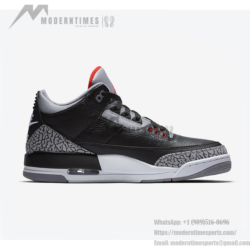 エア ジョーダン 3 OG “Black Cement” クラシック カジュアル スニーカー 限定版 エア ジョーダン 3 OG “Black Cement” クラシック カジュアル スニーカー 854262-001