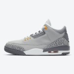 Air Jordan 3 "Cool Grey" 限定版スニーカー サイドビューのAir Jordan 3 "Cool Grey" CT8532-012 スニーカー