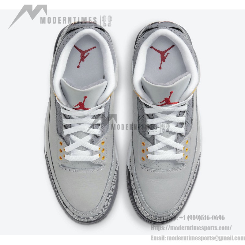 Air Jordan 3 "Cool Grey" 限定版スニーカー サイドビューのAir Jordan 3 "Cool Grey" CT8532-012 スニーカー