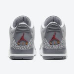 Air Jordan 3 "Cool Grey" 限定版スニーカー サイドビューのAir Jordan 3 "Cool Grey" CT8532-012 スニーカー