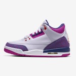 Air Jordan 3 Retro Barely Grape Classic Casual Sneakers Limited Edition Air Jordan 3 Retro Barely Grape Classic Casual Sneakers 441140-500