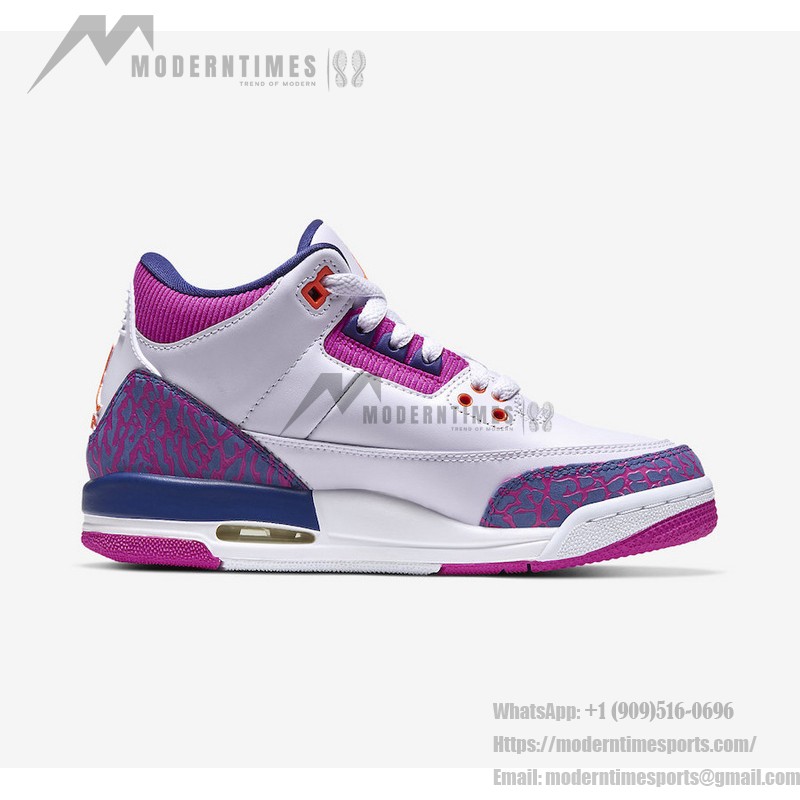 Air Jordan 3 Retro Barely Grape Classic Casual Sneakers Limited Edition Air Jordan 3 Retro Barely Grape Classic Casual Sneakers 441140-500
