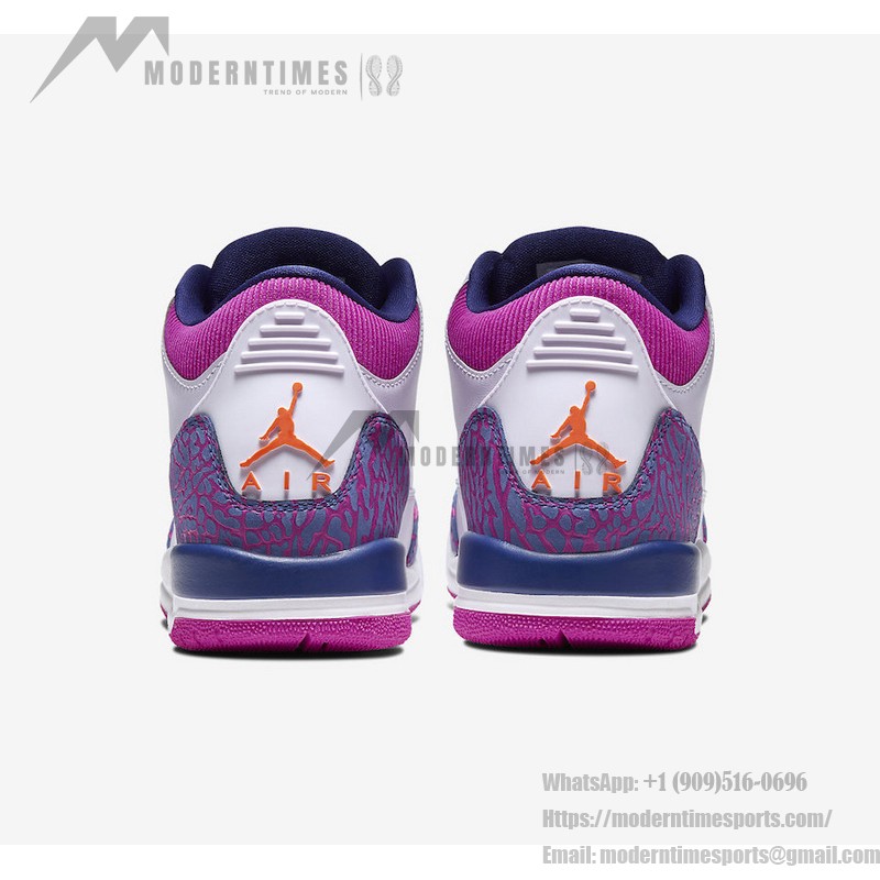 Air Jordan 3 Retro Barely Grape Classic Casual Sneakers Limited Edition Air Jordan 3 Retro Barely Grape Classic Casual Sneakers 441140-500