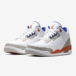 エア ジョーダン 3 “Knicks” クラシック カジュアル スニーカー 限定版 エア ジョーダン 3 “Knicks” 136064-148