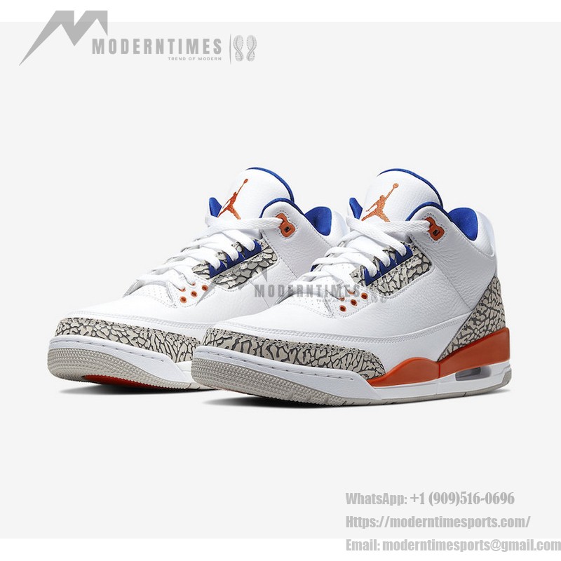 エア ジョーダン 3 “Knicks” クラシック カジュアル スニーカー 限定版 エア ジョーダン 3 “Knicks” 136064-148