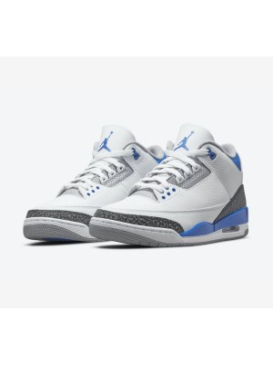 Limited Edition Air Jordan 3 "Racer Blue" Classic Casual Sneakers CT8532-145