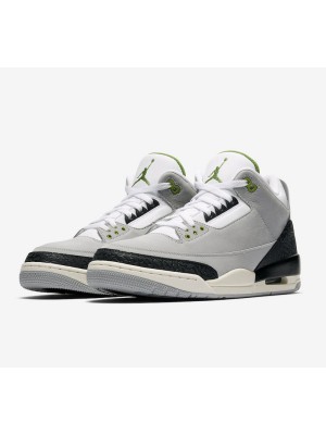 限定版 エア ジョーダン 3 Tinker “Chlorophyll” クラシック カジュアル スニーカー 136064-006