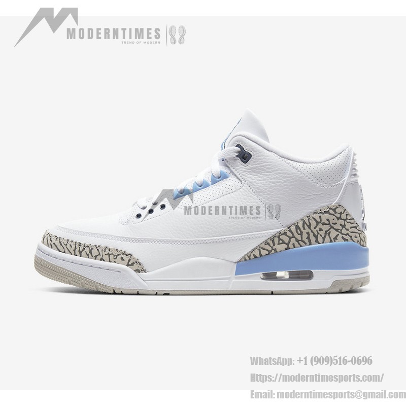 限定版 Air Jordan 3 Retro "UNC" ノースカロライナブルー クラシックカジュアルスニーカー CT8532-104 Air Jordan 3 Retro "UNC" ノースカロライナブルークラシックカジュアルスニーカー