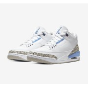 限定版 Air Jordan 3 Retro "UNC" ノースカロライナブルー クラシックカジュアルスニーカー CT8532-104