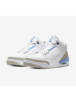 限定版 Air Jordan 3 Retro "UNC" ノースカロライナブルー クラシックカジュアルスニーカー CT8532-104