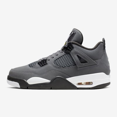Air Jordan 4 Retro Cool Grey 2019 308497-007 スニーカー - クラシックなグレー配色、スタイリッシュなデザイン再販