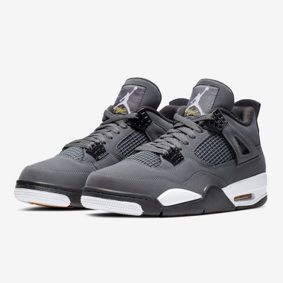 Air Jordan 4 Retro Cool Grey 2019 308497-007 スニーカー - クラシックなグレー配色、スタイリッシュなデザイン再販