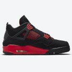 Air Jordan 4 Retro Red Thunder CT8527-016 スニーカー Air Jordan 4 Retro Red Thunder CT8527-016 スニーカー - 大胆な赤黒デザイン