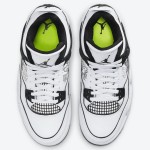 Men's Air Jordan 4 Retro 'DIY' DC4101-100 Sneakers Men's Air Jordan 4 Retro 'DIY' DC4101-100 Customizable White and Black Sneakers with Ultimate Comfort