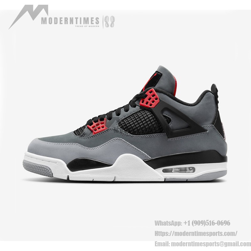 Air Jordan 4 Infrared DH6927-061 スニーカー Air Jordan 4 Infrared DH6927-061 スニーカー - クラシックな黒と鮮やかなインフラレッドアクセント