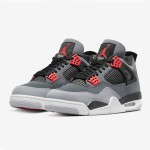 Air Jordan 4 Infrared DH6927-061 スニーカー Air Jordan 4 Infrared DH6927-061 スニーカー - クラシックな黒と鮮やかなインフラレッドアクセント
