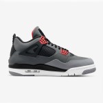 Air Jordan 4 Infrared DH6927-061 スニーカー Air Jordan 4 Infrared DH6927-061 スニーカー - クラシックな黒と鮮やかなインフラレッドアクセント