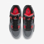 Air Jordan 4 Infrared DH6927-061 スニーカー Air Jordan 4 Infrared DH6927-061 スニーカー - クラシックな黒と鮮やかなインフラレッドアクセント