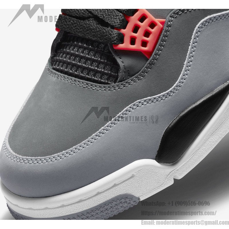 Air Jordan 4 Infrared DH6927-061 スニーカー Air Jordan 4 Infrared DH6927-061 スニーカー - クラシックな黒と鮮やかなインフラレッドアクセント