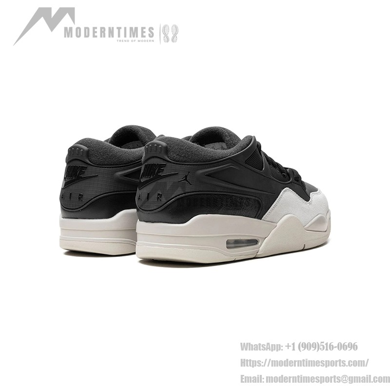 Air Jordan 4 RM "Black Sail" FQ7939-001 - ローカットストリートウェアスニーカー Air Jordan 4 RM "Black Sail" FQ7939-001 ブラックとホワイトのローカットスニーカー