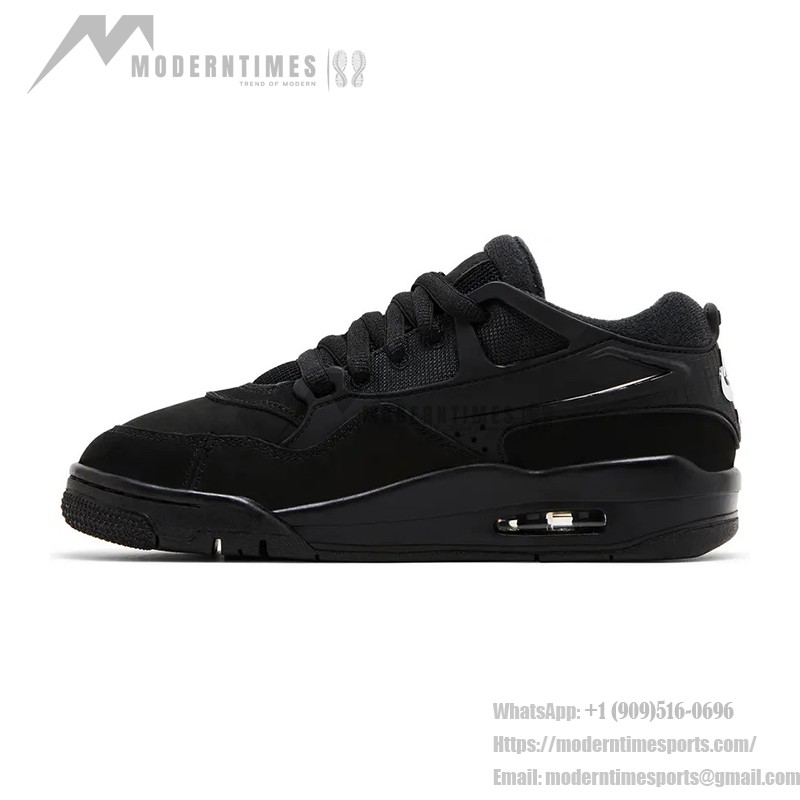 Air Jordan 4 RM GS "Black Cat" FQ7938-004 - オールブラックストリートウェアスニーカー Air Jordan 4 RM GS "Black Cat" FQ7938-004 オールブラックローカットスニーカー
