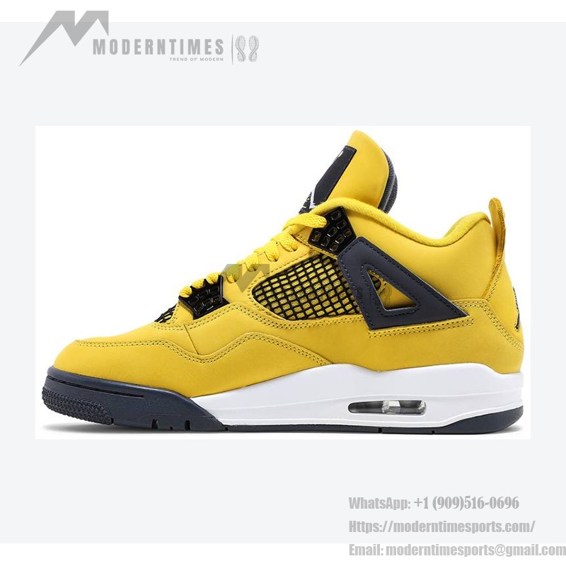 Air Jordan 4 Retro Lightning 2021 CT8527-700 スニーカー Air Jordan 4 Retro Lightning 2021 CT8527-700 スニーカー - クラシックな黄色と黒のデザイン