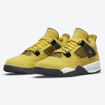Air Jordan 4 Retro Lightning 2021 CT8527-700 スニーカー Air Jordan 4 Retro Lightning 2021 CT8527-700 スニーカー - クラシックな黄色と黒のデザイン