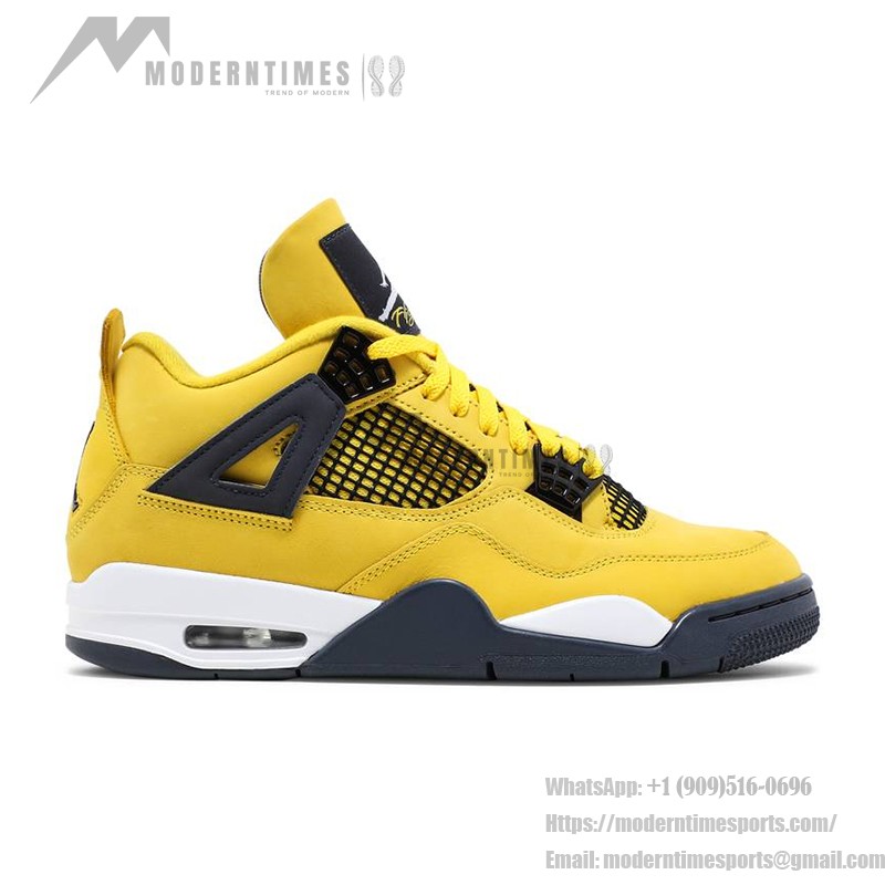 Air Jordan 4 Retro Lightning 2021 CT8527-700 スニーカー Air Jordan 4 Retro Lightning 2021 CT8527-700 スニーカー - クラシックな黄色と黒のデザイン
