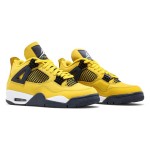 Air Jordan 4 Retro Lightning 2021 CT8527-700 スニーカー Air Jordan 4 Retro Lightning 2021 CT8527-700 スニーカー - クラシックな黄色と黒のデザイン