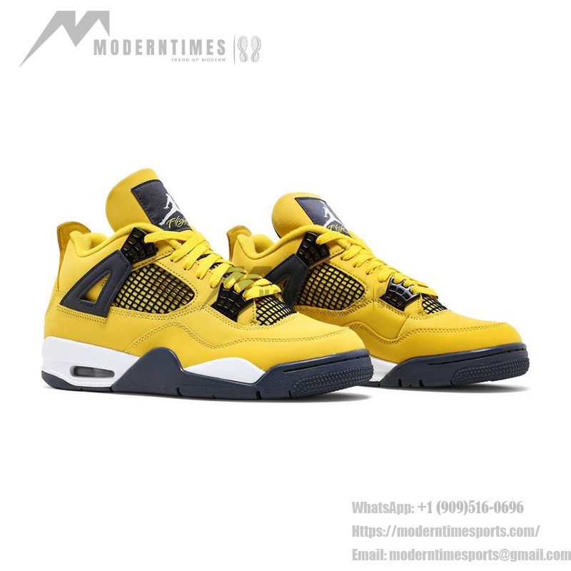 Air Jordan 4 Retro Lightning 2021 CT8527-700 スニーカー Air Jordan 4 Retro Lightning 2021 CT8527-700 スニーカー - クラシックな黄色と黒のデザイン