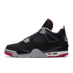Air Jordan 4 Retro OG Bred 2019 308497-060 スニーカー Air Jordan 4 Retro OG Bred 2019 308497-060 スニーカー - クラシックな黒と赤のデザイン