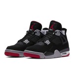 Air Jordan 4 Retro OG Bred 2019 308497-060 スニーカー Air Jordan 4 Retro OG Bred 2019 308497-060 スニーカー - クラシックな黒と赤のデザイン