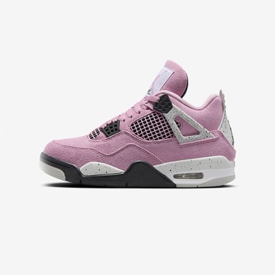 Air Jordan 4 Retro AQ9129-501 オーキッド トレンディなレトロスニーカー 快適なユニセックスデザイン