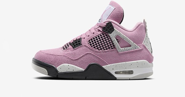 Air Jordan 4 Retro AQ9129-501 Orchid Sneakers - Trendy and Comfortable