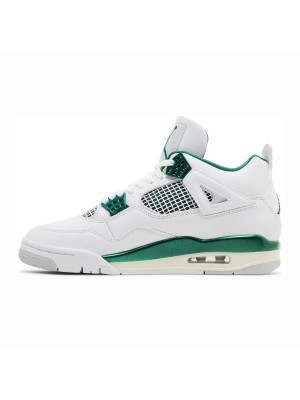Air Jordan 4 FQ8138-103 White and Oxidized Green | Men's & Women's Basketball Shoes